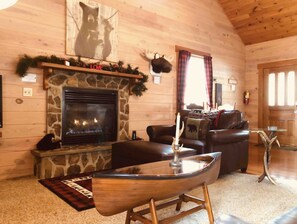 Ferienhütte, 1 Schlafzimmer | Wohnbereich