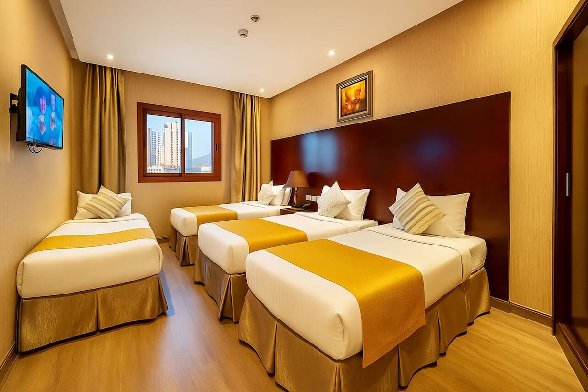 Basic Quadruple Room, Private Bathroom | Free WiFi