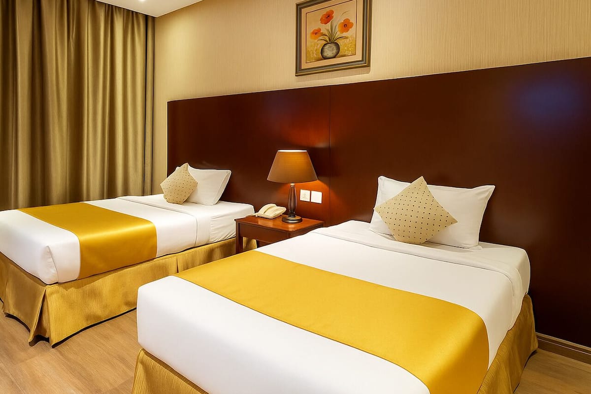 Basic Twin Room, Private Bathroom, City View | Free WiFi