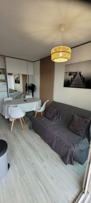 Interior - Apparently family with pool wifi balcony and parking (Leucate)