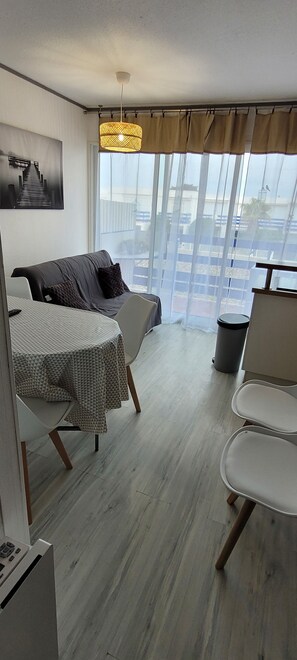 TV - Apparently family with pool wifi balcony and parking (Leucate)