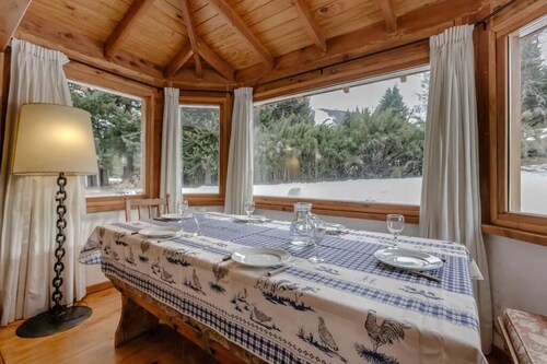 Mountain cabin with large garden and lots of sun.