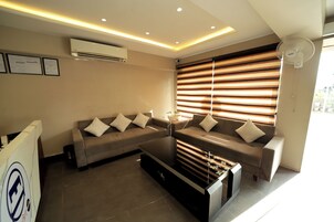 Sala de estar en el lobby