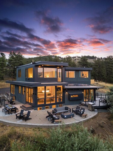 The Absolute Best Boulder Romantic Luxury Mtn Home, Wow Views, Cedar Hot Tub