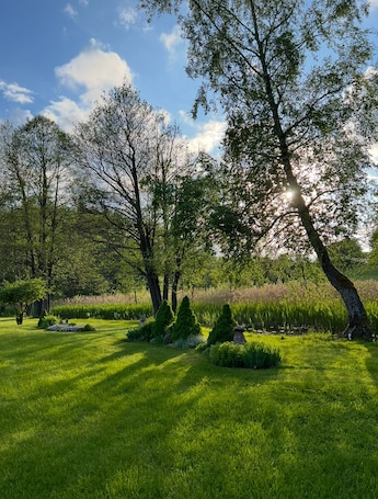 Property grounds. Stay near the Beekeeping Museum in Aukštaitija National Park.