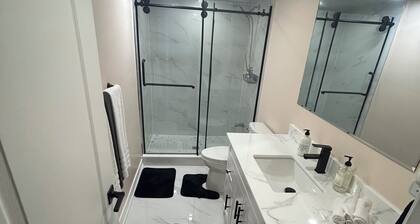 2-bedroom, 1-bathroom basement apartment, perfect for small families or couples.