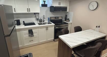 2-bedroom, 1-bathroom basement apartment, perfect for small families or couples.