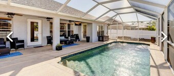Pool Home in SW Florida. 4 bedrooms,2 bathrooms, close to shopping and beaches.