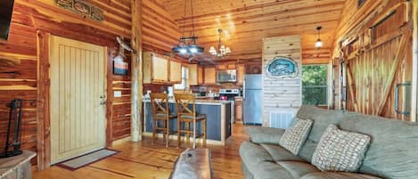 Tv, eldstad och dvd-spelare