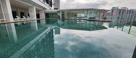 Studio, 1 Bedroom, Accessible, Balcony | Pool | Outdoor pool