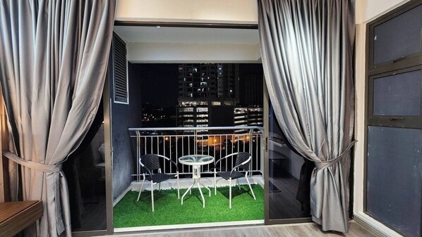 Estudio, 1 habitación, con acceso para personas discapacitadas, balcón | Balcón