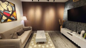 Studio, 1 Bedroom, Accessible, Balcony | Living room - Désir Lustful KL #jacuzzi #nflx #prjscn120" #tv65" (Kuala Lumpur)