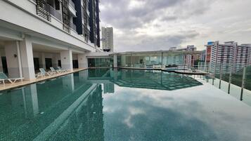 Studio, 1 Bedroom, Accessible, Balcony | Pool | Outdoor pool