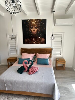 1 chambre, fer et planche à repasser, Wi-Fi, draps fournis