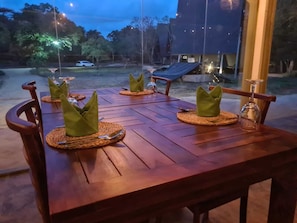 Outdoor dining