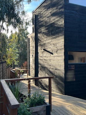 Terrace/patio - Lodge Karku, Loft for 4 people (Pets allowed) (Pichilemu)