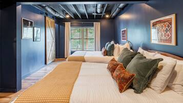 4 dormitorios, escritorio, tabla de planchar con plancha y wifi gratis