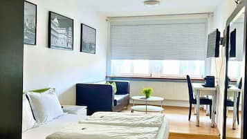 Superior Double Room, City View | Desk, laptop workspace, iron/ironing board, free WiFi