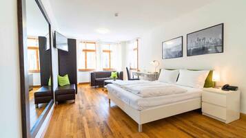 Superior Double Room, City View | Desk, laptop workspace, iron/ironing board, free WiFi