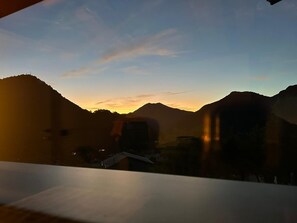 Utsikt fra overnattingsstedet