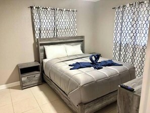 2 bedrooms, iron/ironing board, free WiFi, bed sheets