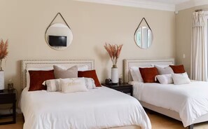 6 habitaciones, tabla de planchar con plancha, internet y ropa de cama