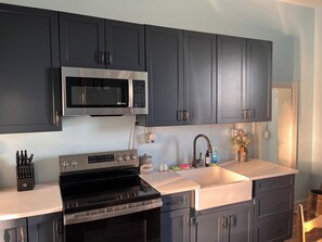 Microwave, oven, stovetop