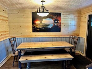 Dining - Outpost Lodge | Remodeled 4BR Near AuTrain Beach (Au Train)