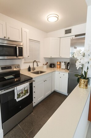 Microwave, oven, stovetop, paper towels