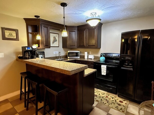 Microwave, oven, stovetop