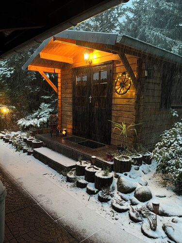 Pure nature - house with large garden by the forest