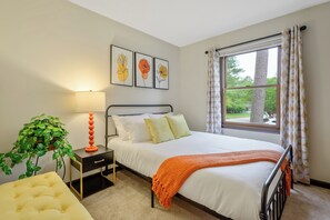 5 makuuhuonetta, silitysrauta/-lauta, Wi-Fi, vuodevaatteet