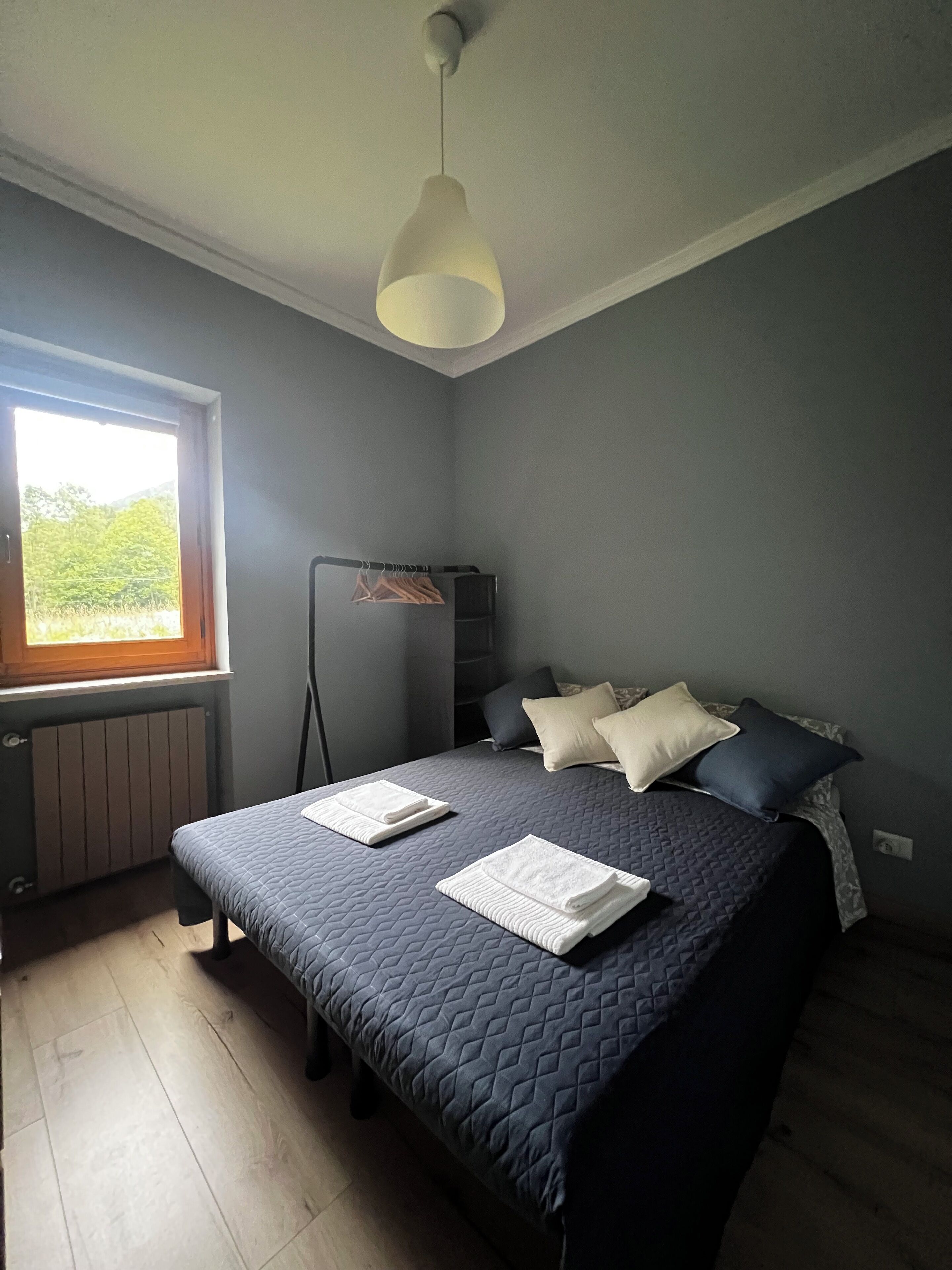 2 bedrooms, iron/ironing board, travel crib, bed sheets