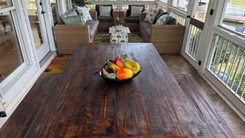 Outdoor dining
