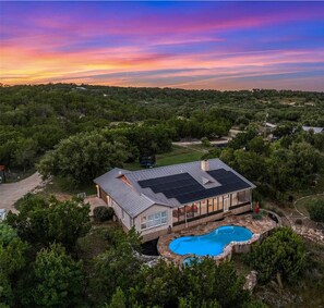 Exterior - Vista Views w/ Saltwater Pool, Hot Tub, Waterfall, Outdoor Games, Fire Pit (Dripping Springs)