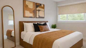 2 Schlafzimmer, Schreibtisch, Bügeleisen/Bügelbrett, kostenloses WLAN