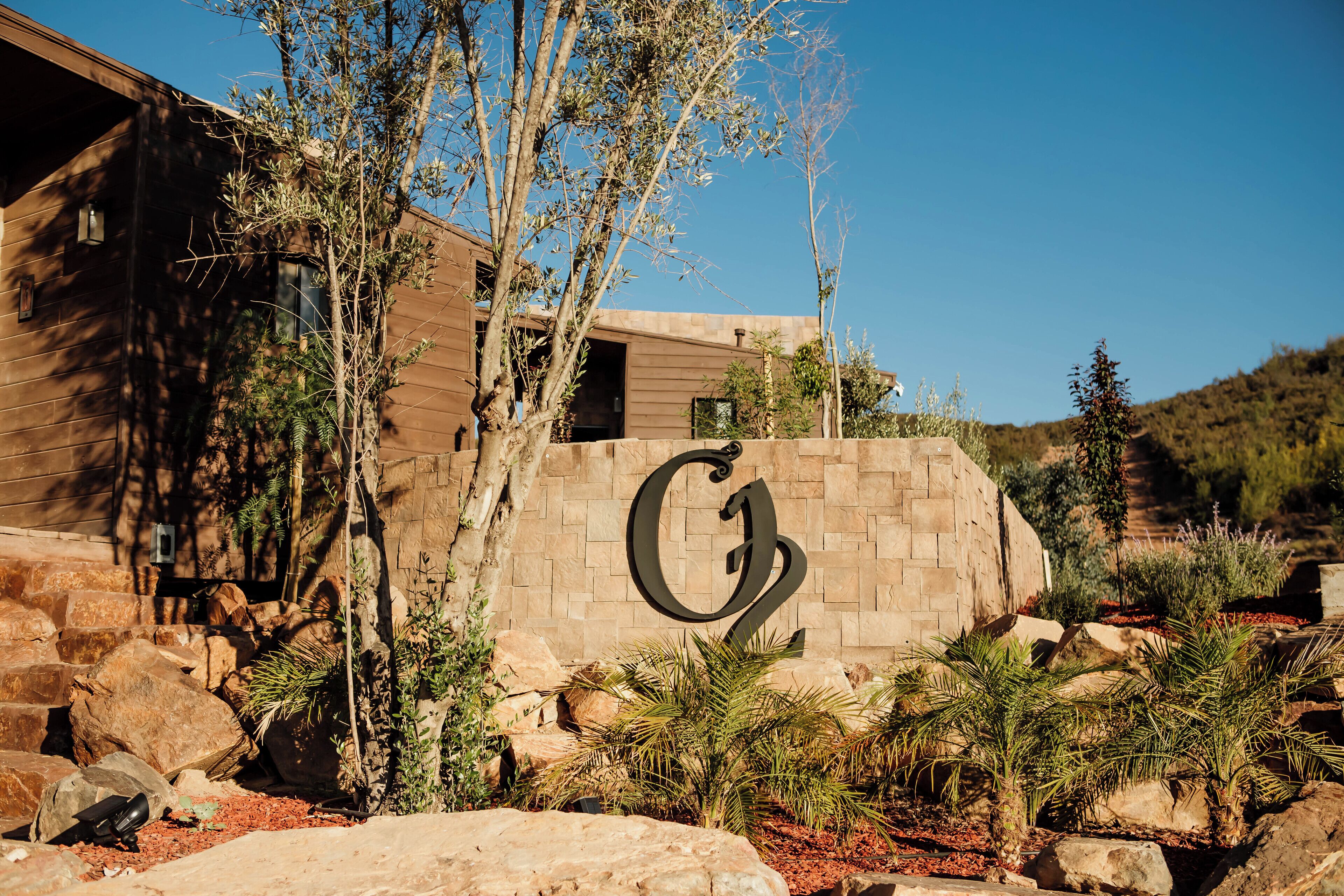 Entrada de la propiedad