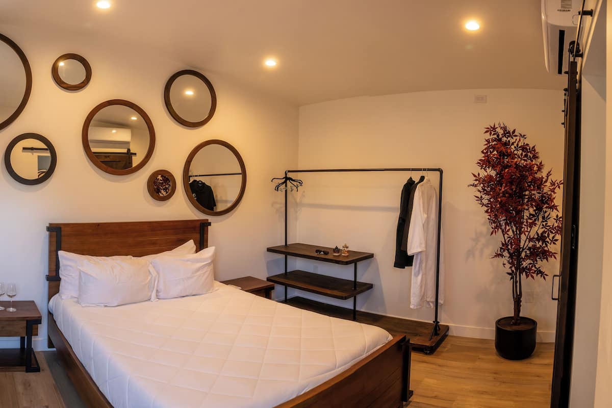 Queen Room, Vineyard View | Egyptian cotton sheets, premium bedding, memory foam beds, WiFi (free)