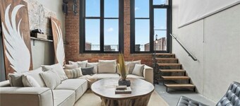 Modern Loft w/ Private Terrace + Views of Lake Erie & Browns Stadium