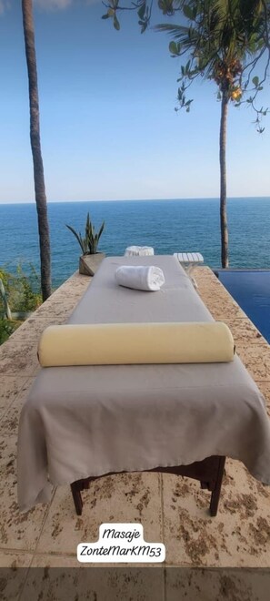 Casa Comfort, vistes a la platja, primera línia de mar | Terrassa o pati