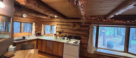 Frigorífico, horno, placa de cocina y cafetera o tetera