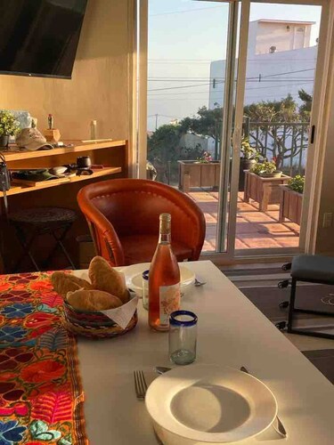 Casita on bluff above Puerto Nuevo lobster village