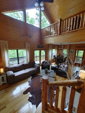 TV connectée, cheminée