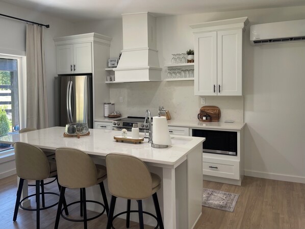 Microwave, oven, stovetop