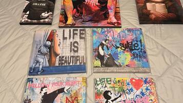 1 chambre, fer et planche à repasser, Wi-Fi, draps fournis