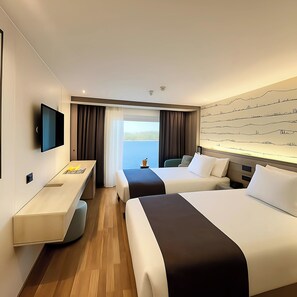 Phòng đôi Deluxe, quang cảnh sông | Két bảo mật tại phòng, phòng cách âm