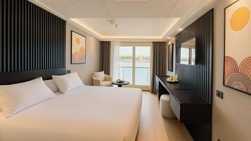 Phòng đôi Deluxe, quang cảnh sông | Két bảo mật tại phòng, phòng cách âm