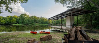 Moonlight Oaks Retreat features privacy, and abundant space for r&r