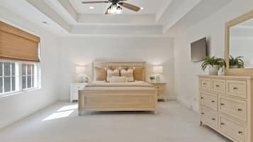 5 bedrooms, iron/ironing board, travel crib, free WiFi