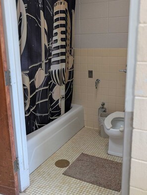 Towels, soap, toilet paper